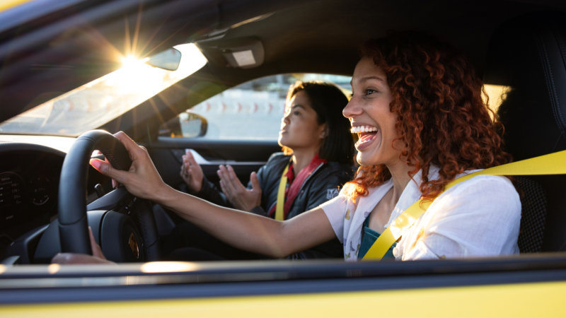 Porsche driving 2